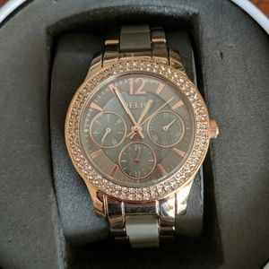 Relic Womens Rose Gold-Tone Stainless Watch